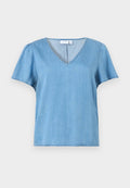 VILA Short sleeved VIBISTA V-neck