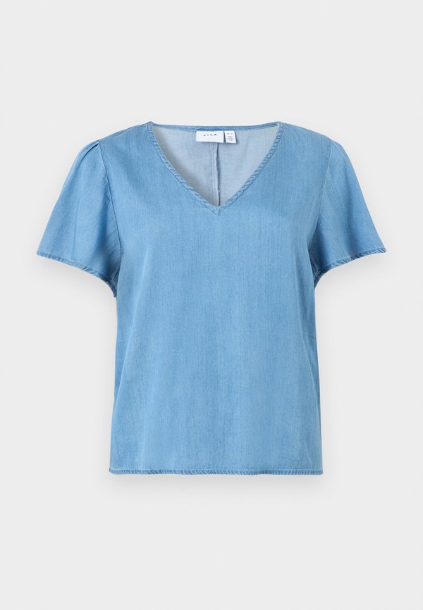 VILA Short sleeved VIBISTA V-neck