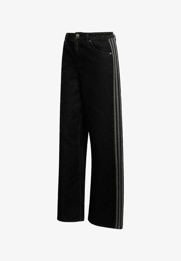 adidas Originals FIREBIRD - Relaxed fit jeans - true black denim