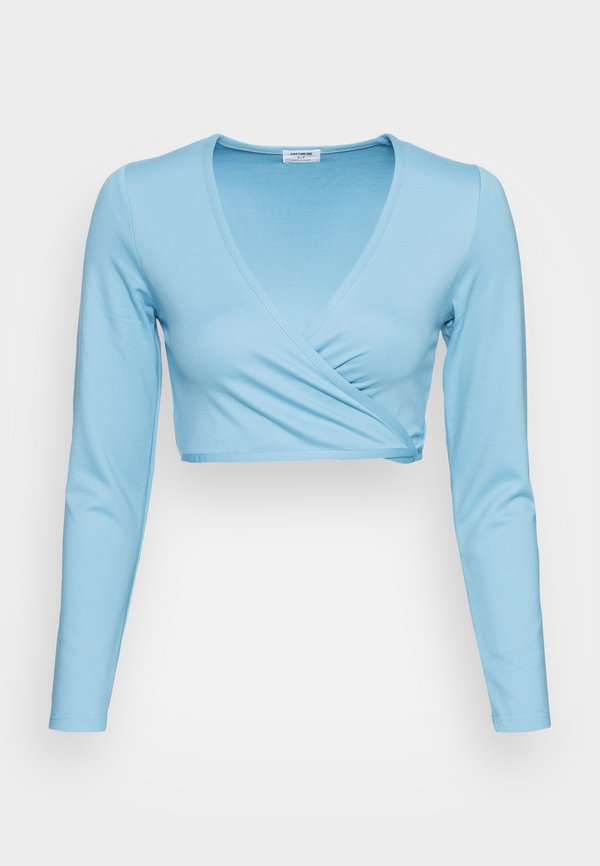 Cotton On CROSS OVER TIE UP LONG SLEEVE TOP