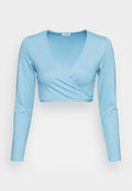 Cotton On CROSS OVER TIE UP LONG SLEEVE TOP