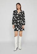 VILA VIVILLA SHORT WRAP DRESS