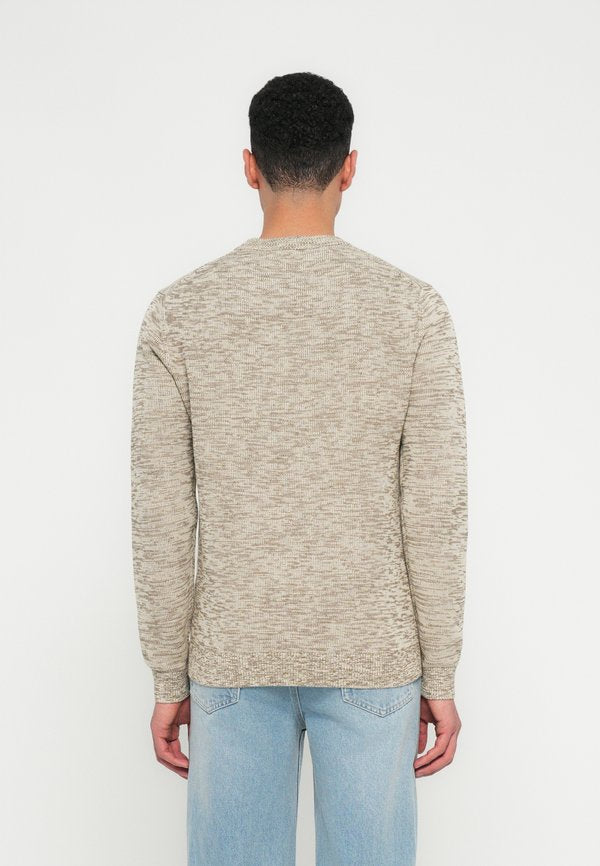 Selected SLHDANE LS KNIT STRUCTURE CREW NECK NOOS