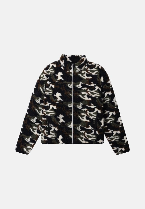 YOURTURN by Zalando UNISEX CAMO TEDDY ZIP THROUGH