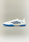 adidas Performance COPA PURE IV CLUB TF UNISEX - Turf football boots - metallic/dark blue/lucid ray blue