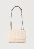 Guess GIULLY II 2 COMP CNVRTBLE FLAP - Cross body bag - bone