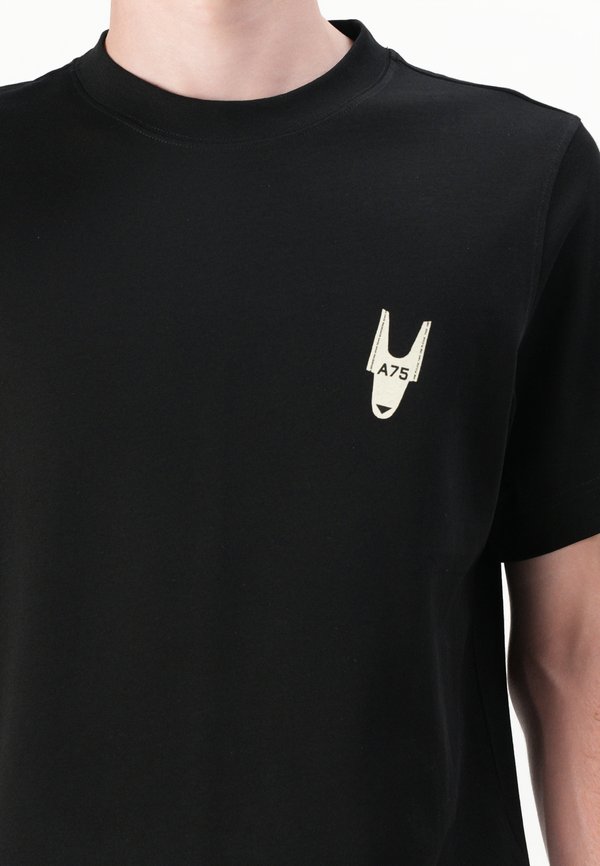 Selected crewneck regular fit printed