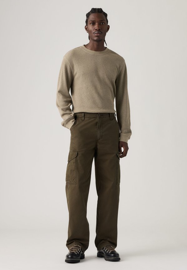 Levi's® XX CARGO BAGGY - Cargo trousers - coffee lightweight canvas