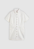 Levi's® LOGAN WESTERN DRESS - Denim dress - tooth fairy lightweight