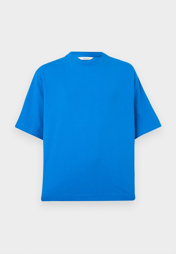 Selected SLHBOXYLOGAN O NECK LOGO TEE