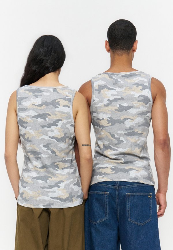 YOURTURN by Zalando RIB CAMO TANK TOP