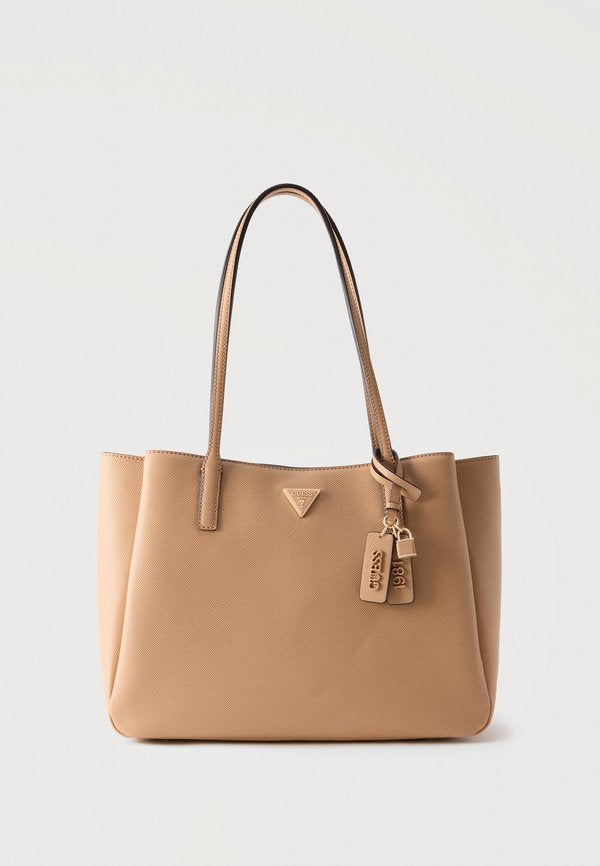 Guess NOELLE TECH TOTE - Tote bag - beige