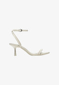 Bershka STILETTO HEEL - SANDALS - Sandals - white