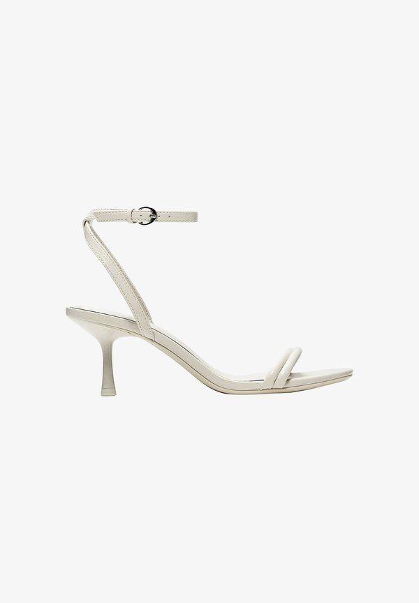 Bershka STILETTO HEEL - SANDALS - Sandals - white