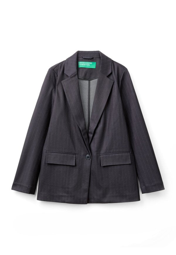 United Colors of Benetton WELT POCKETS WITH FLAP SINGLE BREASTED FASTENED WITH ONE BUTTON
