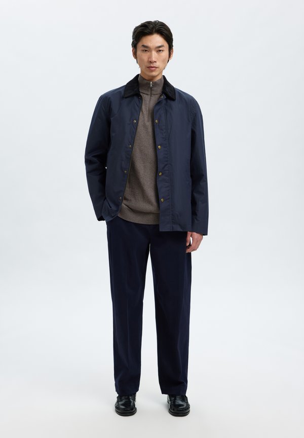 Selected SLHBERG LS HALF ZIP NOOS