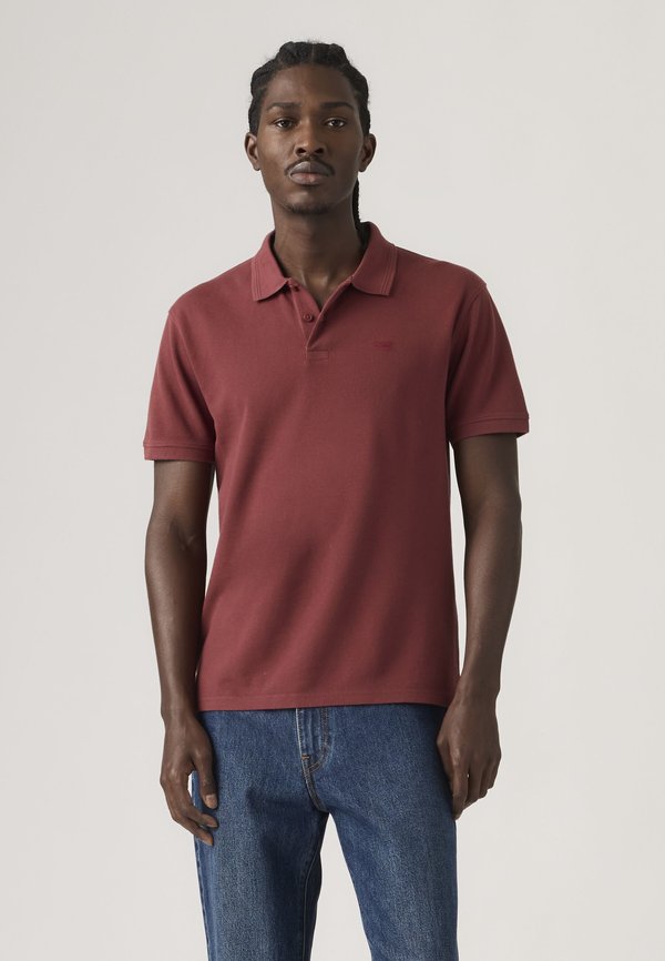 Levi's® LEVIS ORIGINAL POLO TEDDY STRIPE DRESS B - Polo shirt - oxblood red - red -
