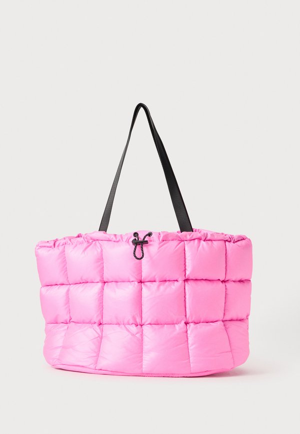 Nike Sportswear PUFFLE TOTE - Tote bag - pink/black