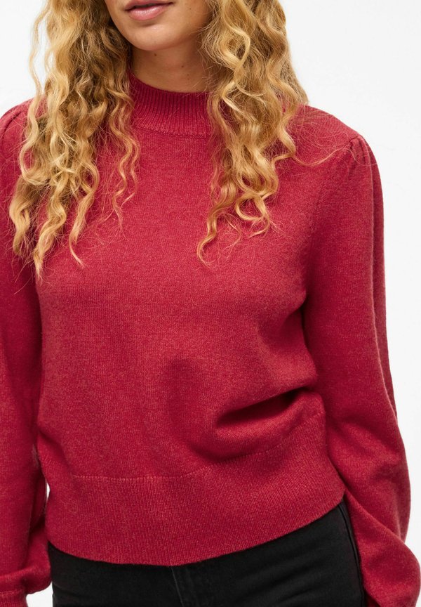 VILA VIRIL TURTLE-NK BALLOON L/S TOP - NOOS