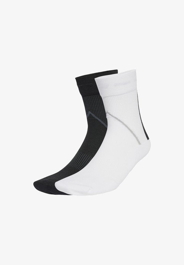 adidas Originals TECHY CREW 2 PAIRS - Socks - white   black