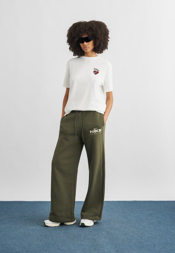 Nike Sportswear PANT WIDE - Tracksuit bottoms - khaki