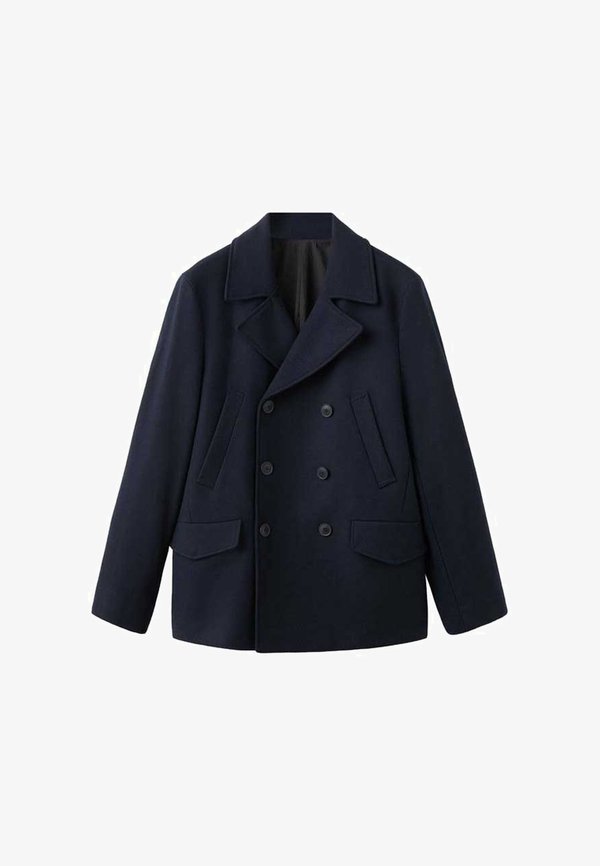 Mango Classic coat - royal blue