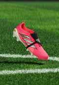 adidas Performance PREDATOR LEAGUE FOLD-OVER TONGUE FIRM GROUND UNISEX - Firm-ground football boots - solar turbo/thermal chrome/core black