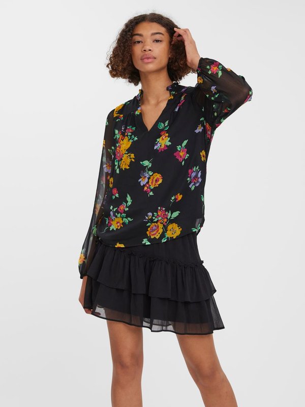 Vero Moda VMKAYA FALL LS V-NECK WVN