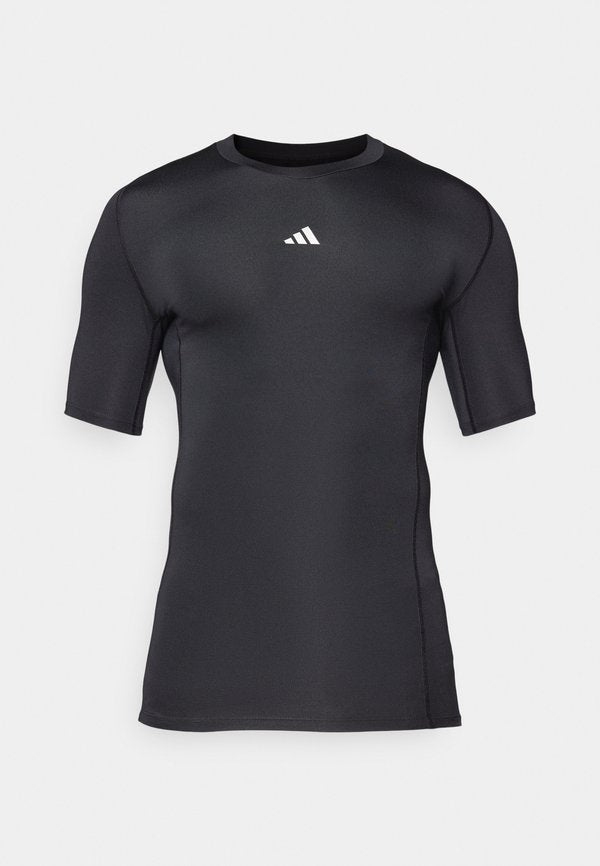 adidas Performance TECHFIT SHORT SLEEVE TEE MEN - Sports T-shirt - black