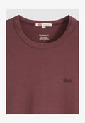 Levi's® LEVI'S ORIGINAL TEE GARMENT DYE OXBLOOD - Basic T-shirt - garment dye dark slate - reds -