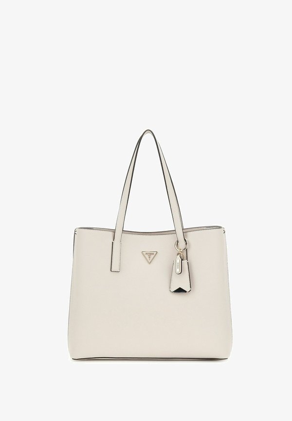Guess MERIDIAN II GIRLFRIEND TOTE - Handbag - ivory