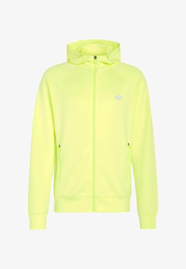 adidas Originals ADIDAS ORIGINALS TREFOIL ESSENTIALS SPACER FULLZIP HOODIE - Zip-up sweatshirt - frozen lemon