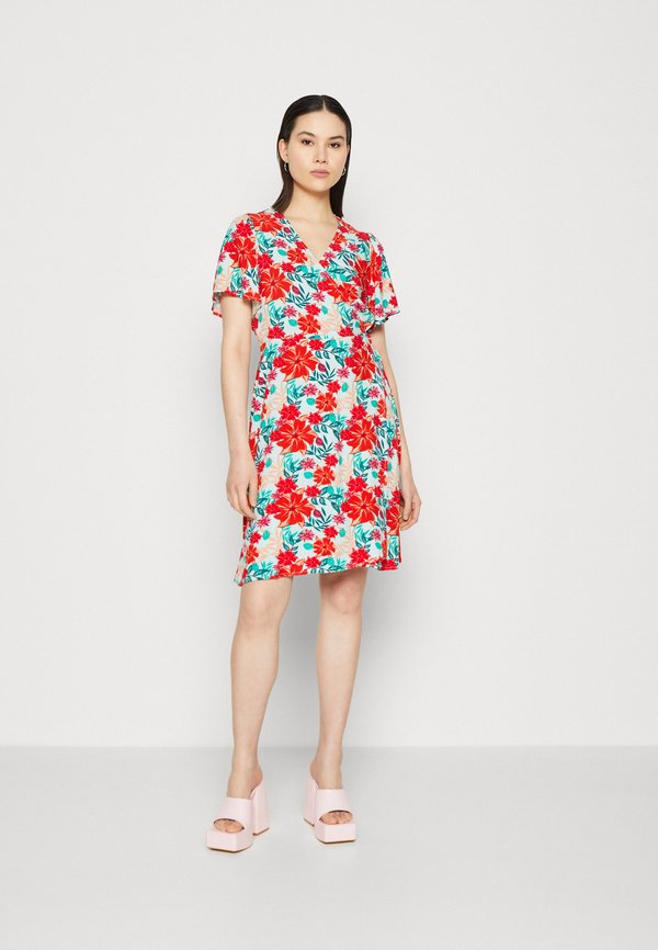 VILA VIMAYA WRAP SHORT DRESS