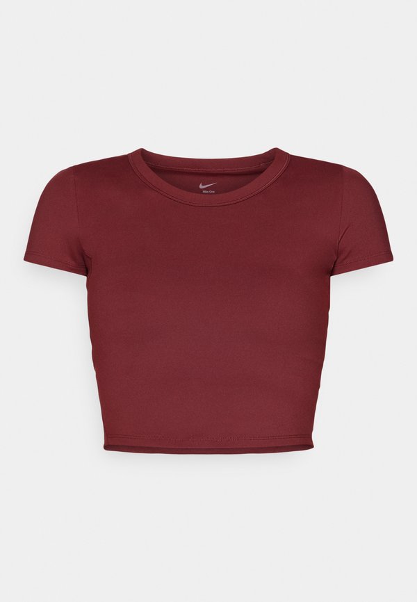 Nike Performance ONE FITTED TOP - Sports T-shirt - dark team red/black