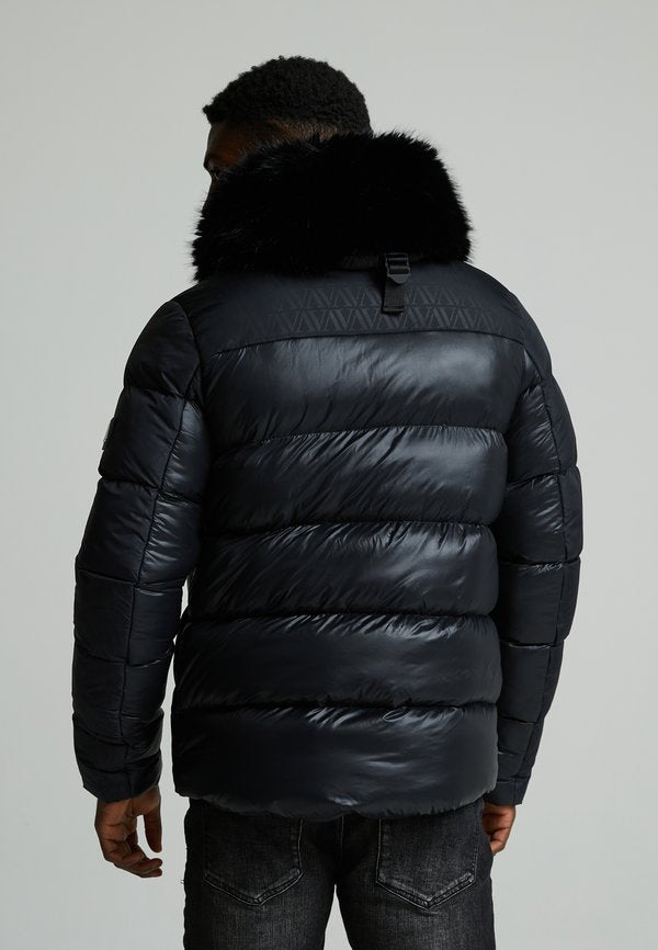 Alessandro Zavetti LAVANDA HIGH SHINE PUFFER JACKET