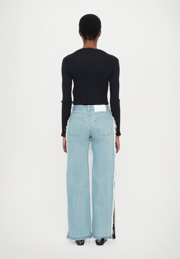 Ksenia Schnaider VINTAGE EFFECT WITH CONTRAST SIDE PANELS