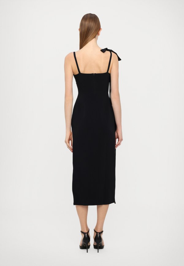 David Koma BOW DETAIL OPEN LEG DRESS