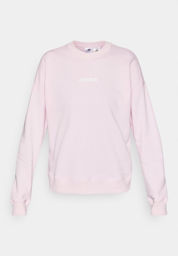 adidas Sportswear ESSENTIALS LINEAR  - Sweatshirt - clear pink/white