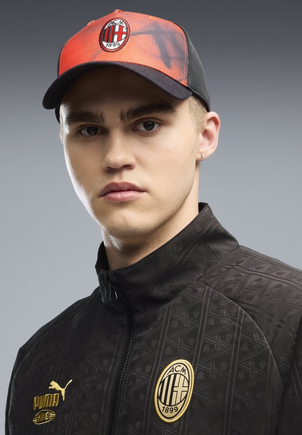 Puma AC MILAN KING TRUCKER CAP UNISEX - Cap - for all time red- black
