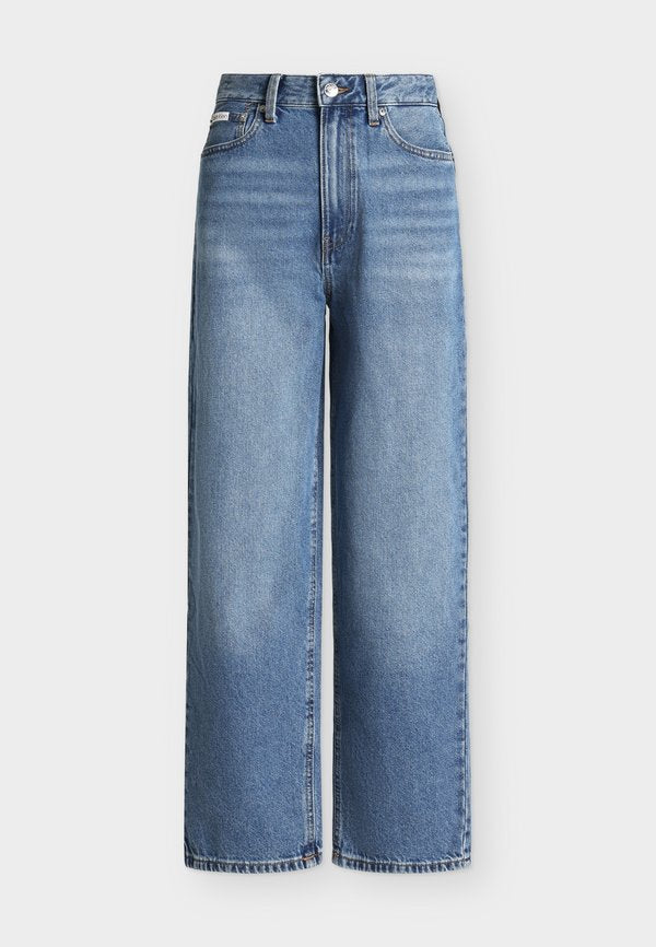 Calvin Klein Jeans BARREL PANAMA - Straight leg jeans - indigo park