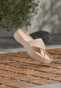 Calvin Klein T-bar sandals - whisper pink