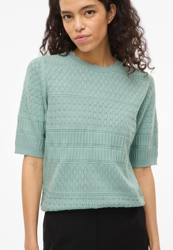 VILA Knitted VIMILOS Short sleeved