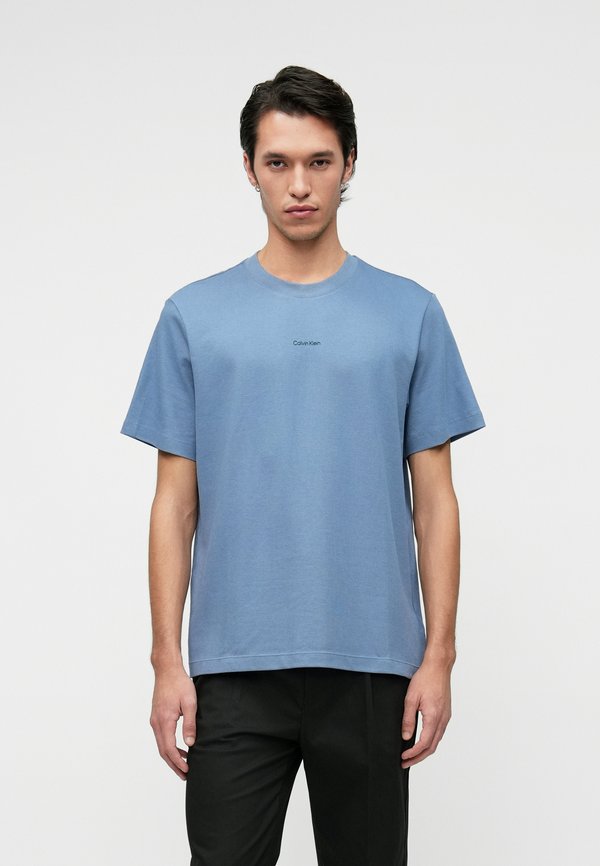 Calvin Klein STRETCH NANO TEE - Basic T-shirt - dusty sailor blue