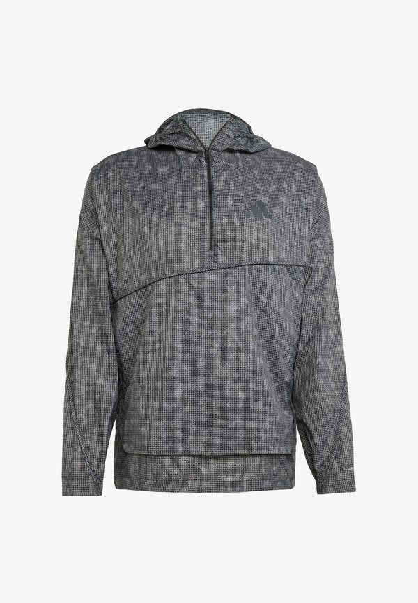 adidas Sportswear XPLORIC PRINTED - Windbreaker - grey six carbonblack