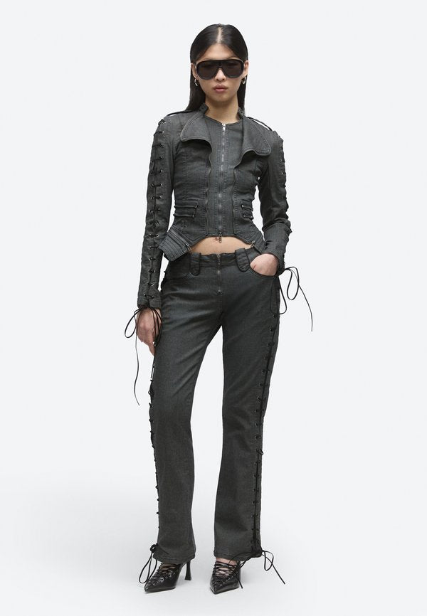 Jaded London MILITARY WITH LACE UP DETAIL