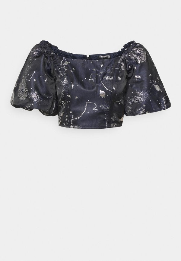 Missguided Tall ASTRO PUFF SLEEVE CROP