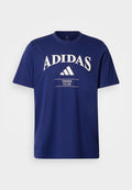 adidas Performance ADIDAS HERITAGE GRAPHIC T. - Sports T-shirt - dark blue