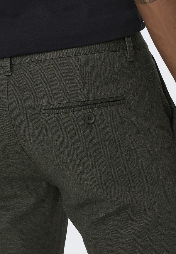 Only & Sons ONSMARK SLIM HERRINGBONE 2911 PANT NOOS