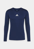 adidas Performance TEAM BASE TEE - Long sleeved top - dark blue