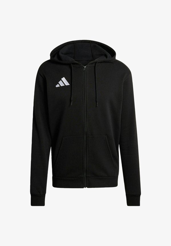 adidas Performance ADIDAS PERFORMANCE ENTRADA26 FULL ZIP HOODIE - Zip-up sweatshirt - black/white